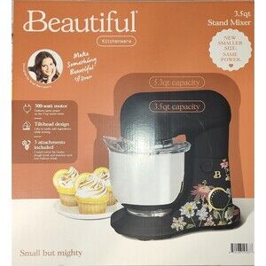 Beautiful 3.5 Qt Stand Mixer, Lightweight & Powerful with Tilt-Head, Wildflower